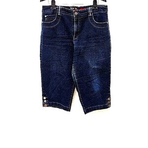 "STYLE & CO." Capri Jeans Dark Blue